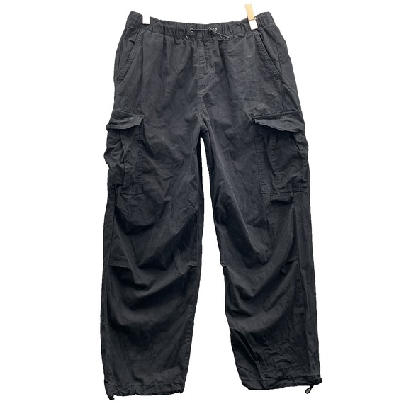 Zara Parachute Cargo Men's Large Baggy Streetwear Gorpcore Skater Grunge Utility - Picture 1 of 11